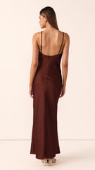 Willow Maxi Dress - Brown