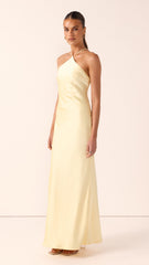 Chiara Maxi Dress - Lemon