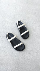 Daphne Slide - Bone Leather
