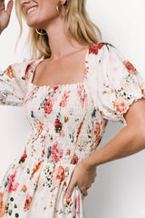 Capri Smocked Maxi Dress | Multi Floral