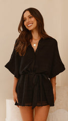 Carmen Playsuit - Black