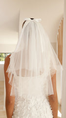 Love Is In The Air Veil - White