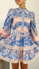Tafariah Top - Madeline Blue