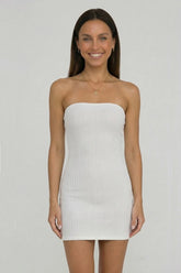 Off-Shoulder Strapless Bodycon Dress