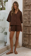 Luna Shorts - Chocolate