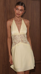 Kiana Mini Dress - Yellow