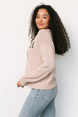 Beach Bum Knit Sweater Top | Sand