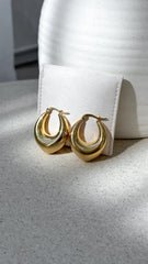 Arya Hoop Earrings - Gold