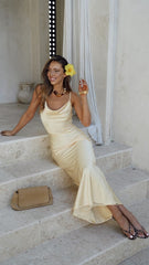 Willow Maxi Dress - Lemon