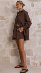 Rebekah Shorts - Chocolate